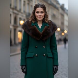 Vintage Mink Fur Collar – Short & Elegant